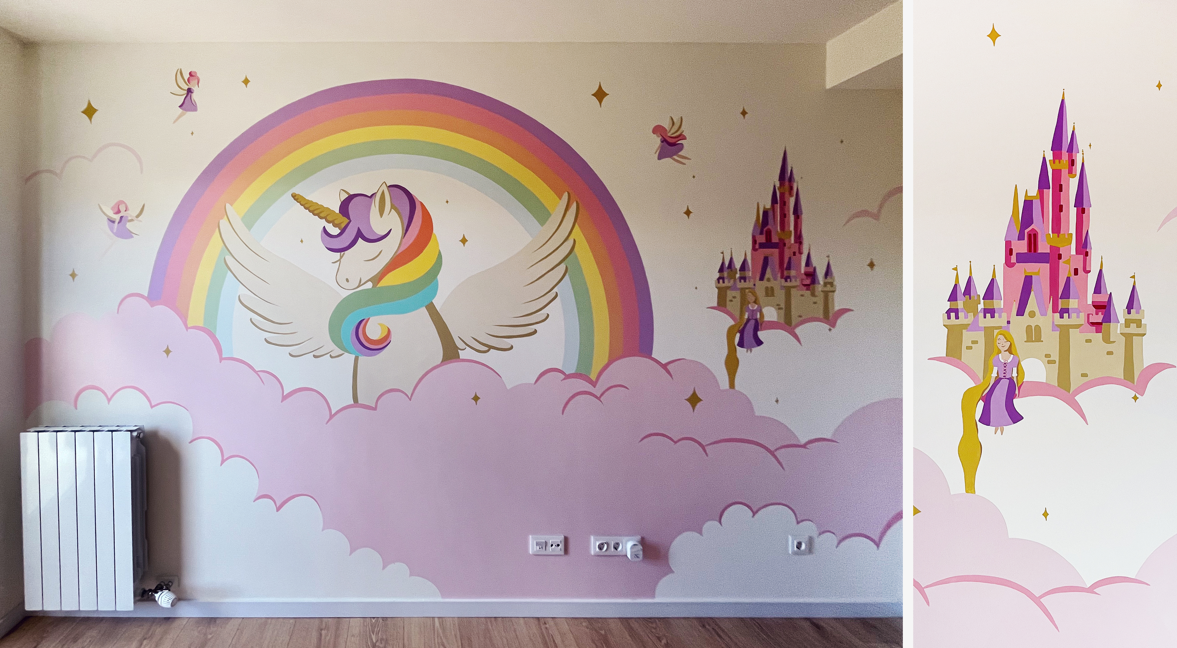 Alicorn Unicorn Berdoom Mural